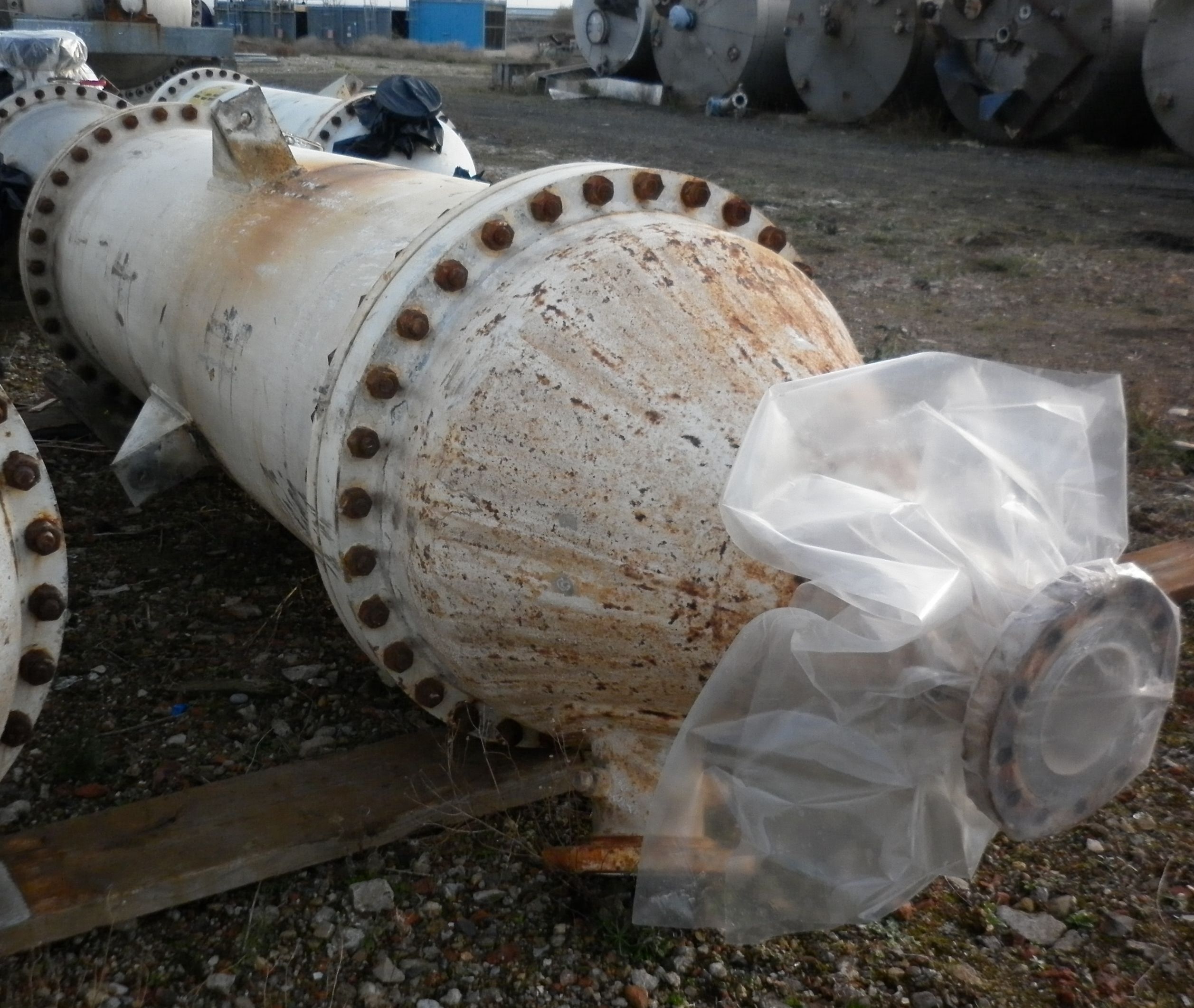 IPP# 222671, 98.5 m² (1,060 ft²)  Stainless Steel 316 Shell and Tube Heat Exchanger For Sale