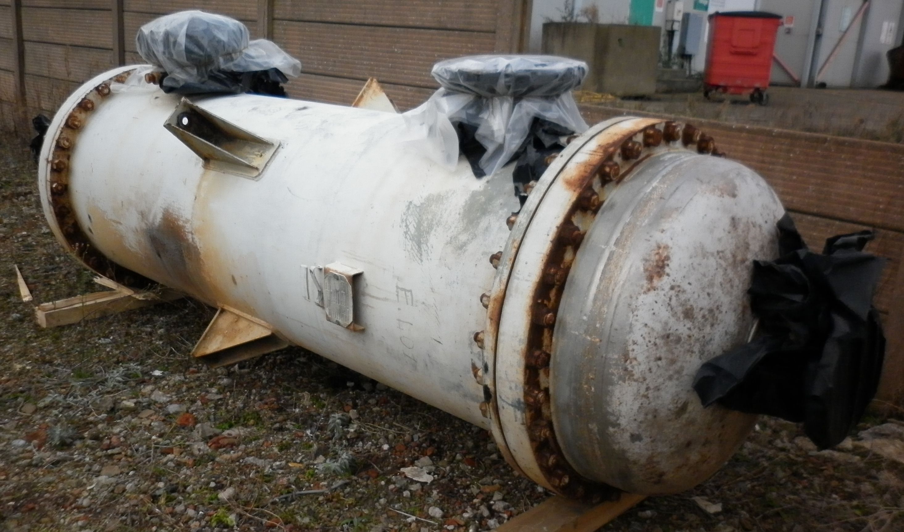 IPP# 222677, 98.5 m² (1,060 ft²)  Stainless Steel 316 Shell and Tube Heat Exchanger For Sale