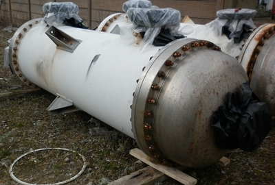 IPP# 222675, 98.5 m² (1,060 ft²)  Stainless Steel 316 Shell and Tube Heat Exchanger For Sale