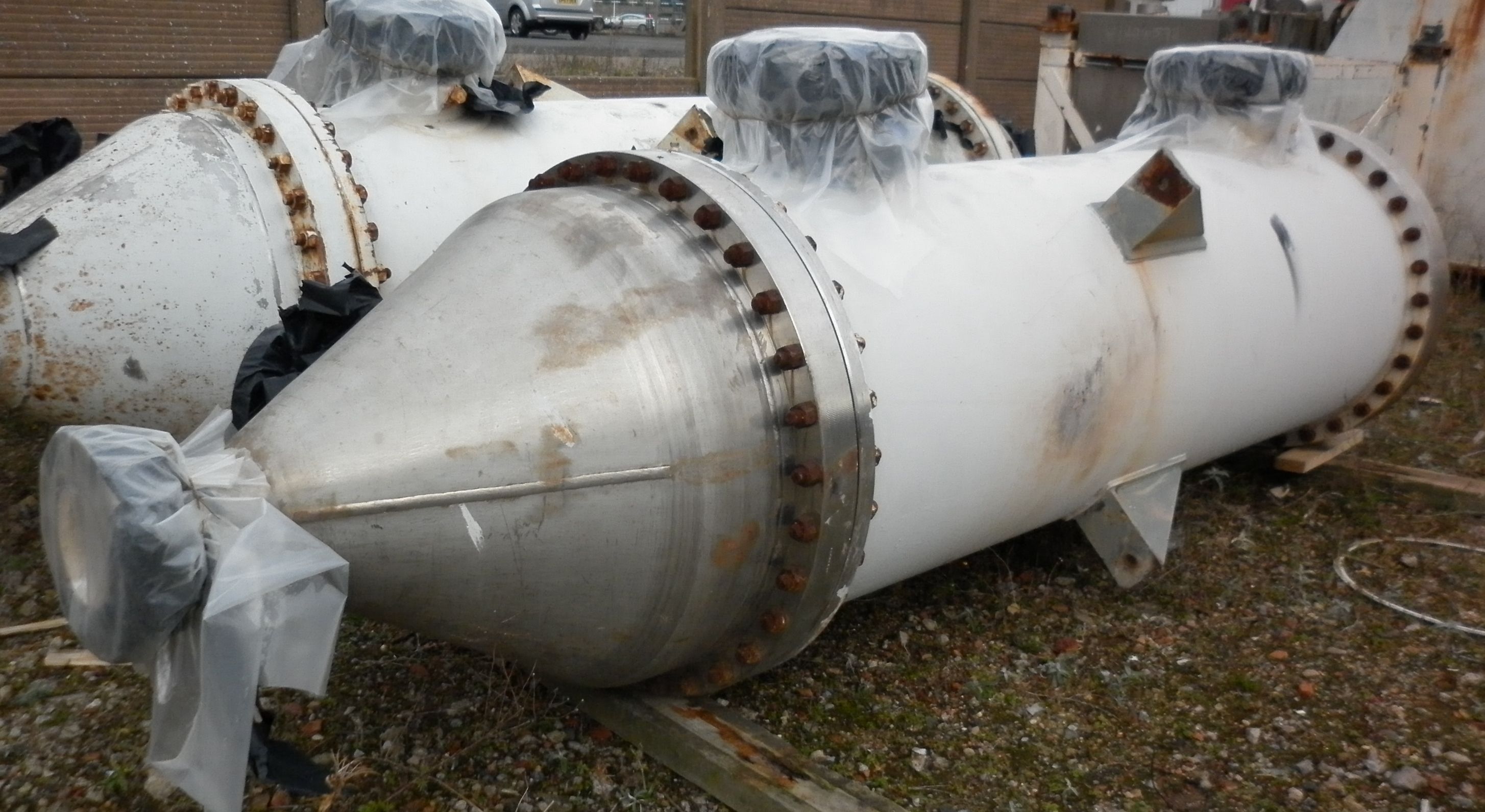 IPP# 222675, 98.5 m² (1,060 ft²)  Stainless Steel 316 Shell and Tube Heat Exchanger For Sale