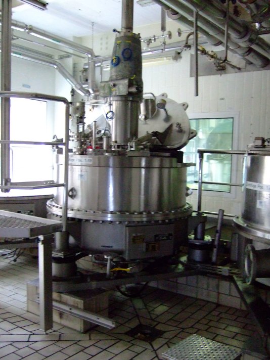 IPP# 222622, 1,250 mm (49.2 in)  Stainless Steel 316L Manual Discharge-Top Centrifuge-Basket For Sale