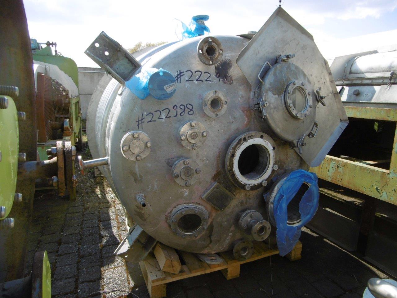 IPP# 222988, 2,250 L (594.4 gallons)  Inconel Batch-Type Agitated Reactor For Sale