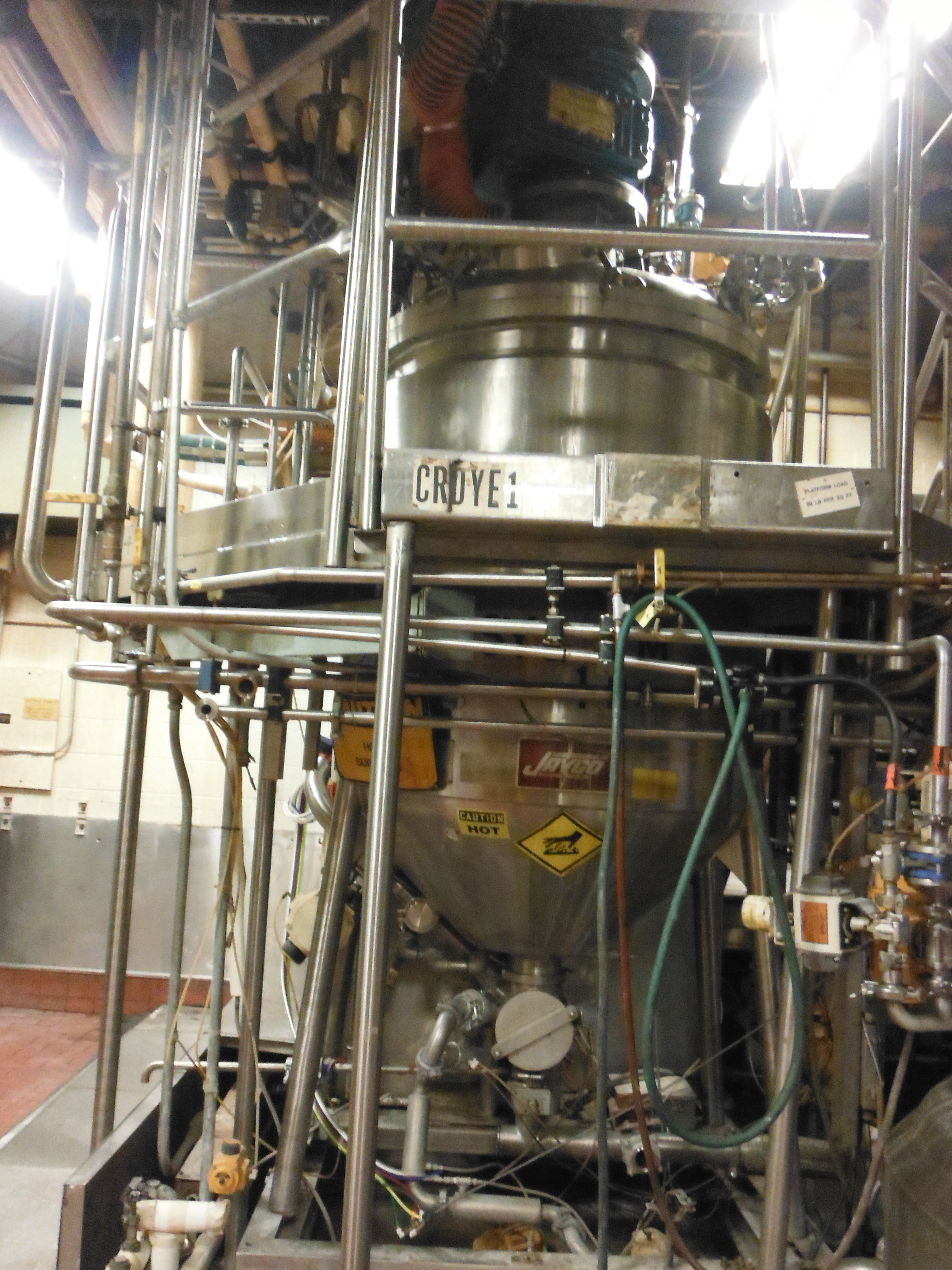 IPP# 223148, 1,300 L (343.4 gallons)  Stainless Steel 316  Mixer-Intensive For Sale