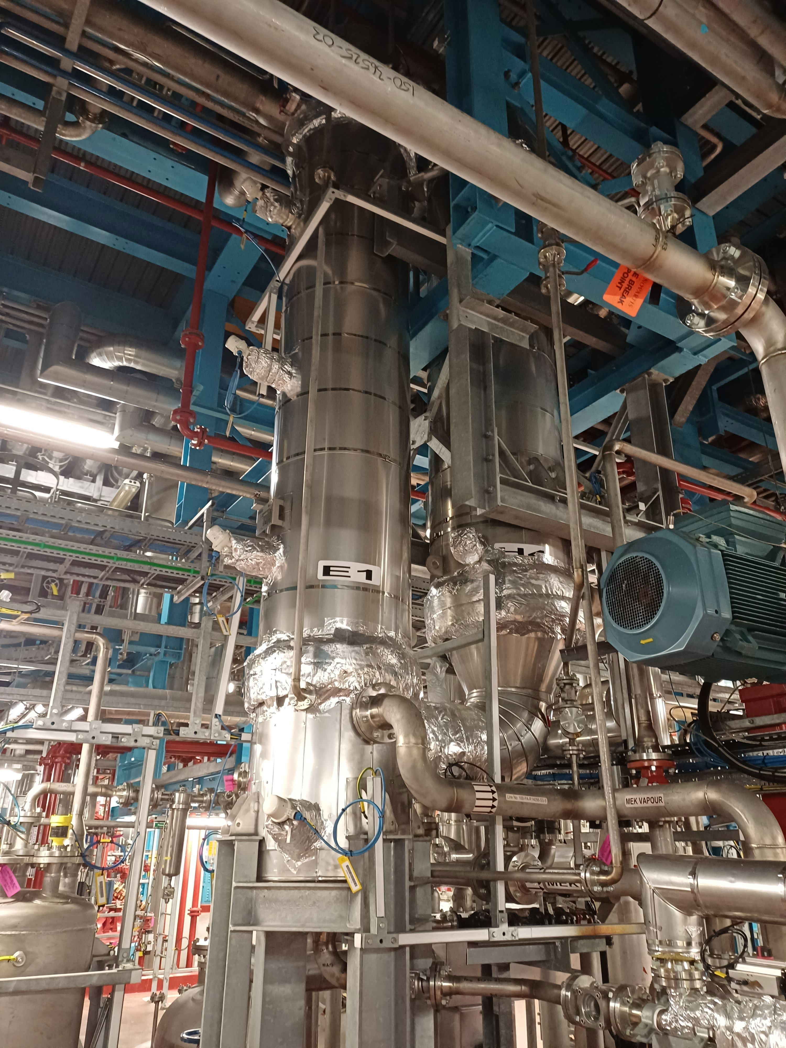Stainless Steel 316L Batch Solvent recovery column system - IPP# 234274