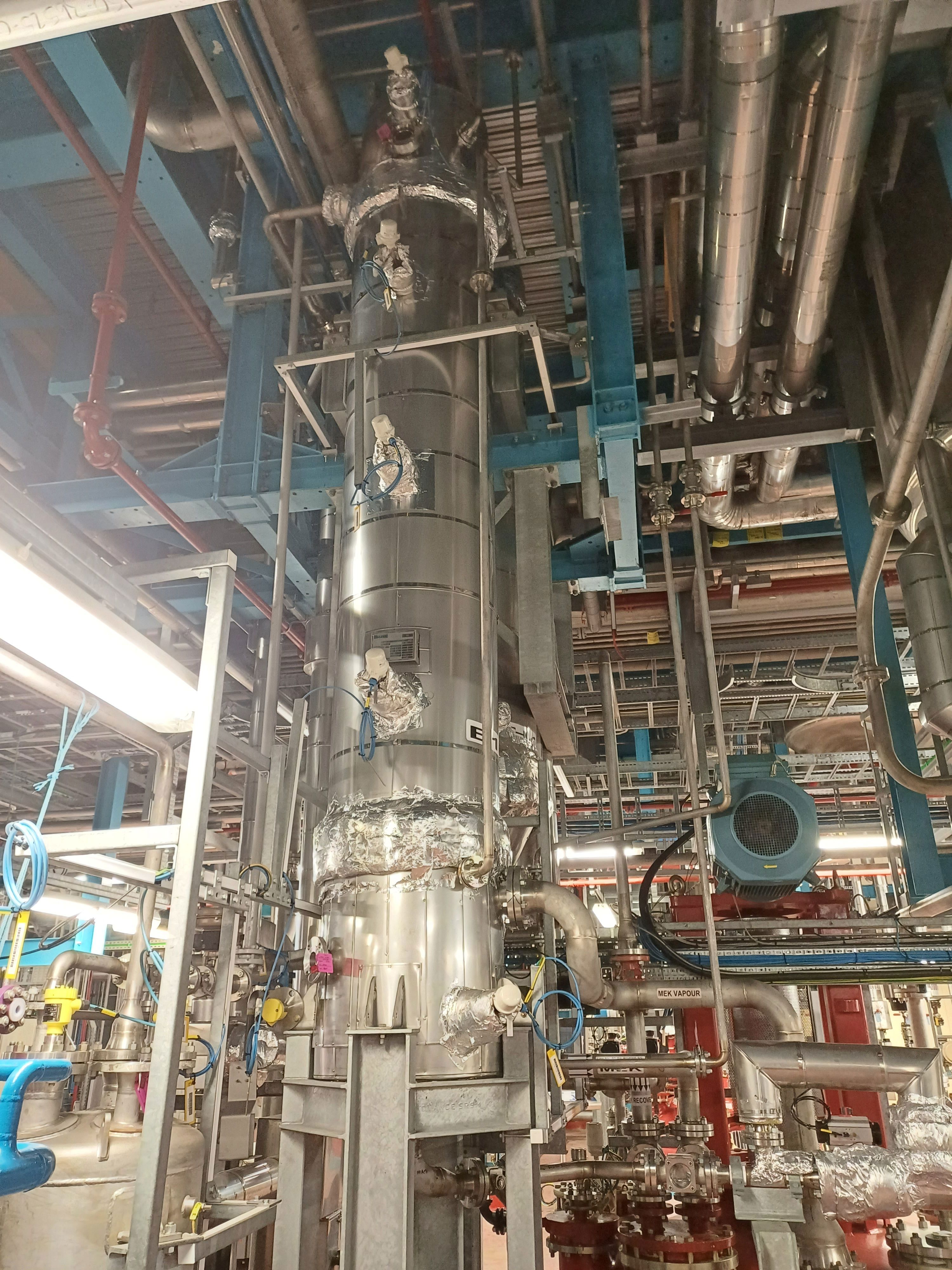 Stainless Steel 316L Batch Solvent recovery column system - IPP# 234274