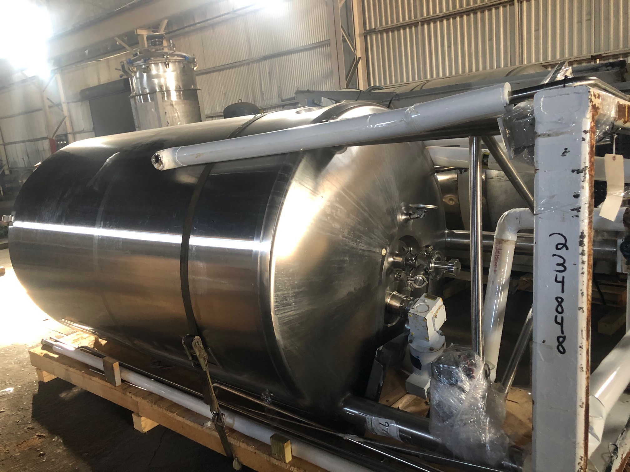 IPP# 234848, 3,000 L (792.5 gallons)  Stainless Steel 304 Batch-Type Agitated Reactor For Sale