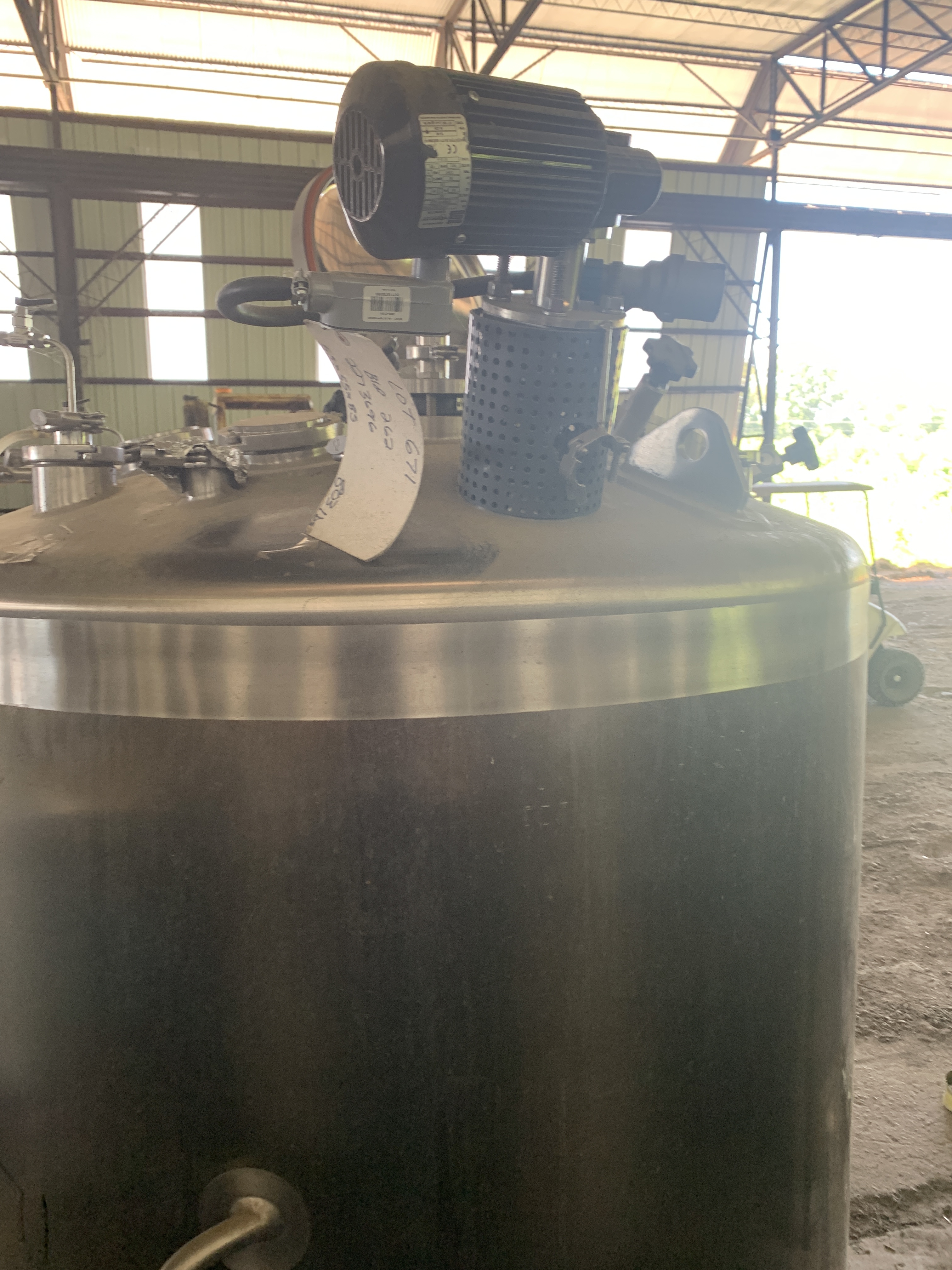 Stainless Steel 316L Apache Stainless Equipment Corp. Tank - IPP# 234872