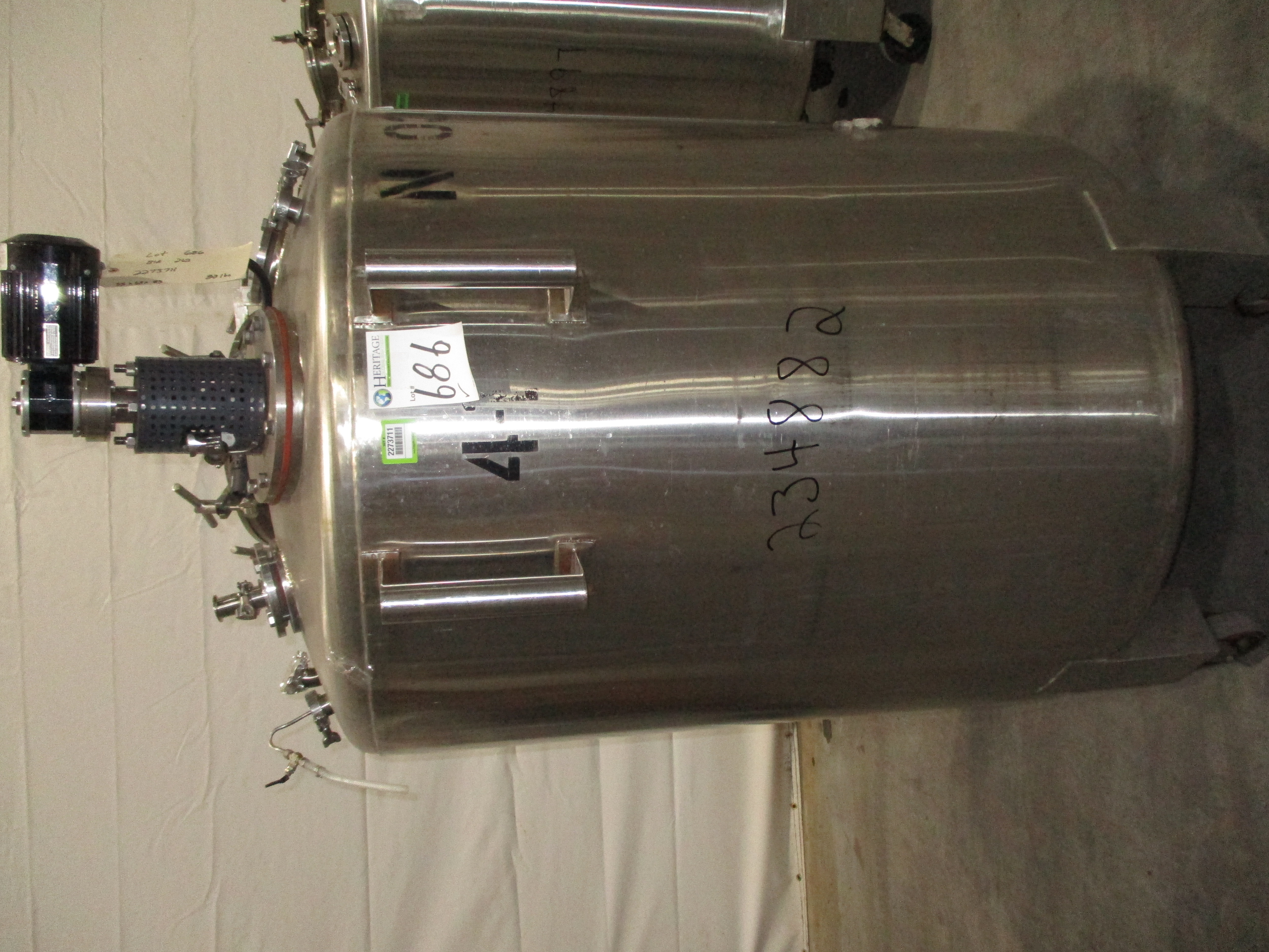 Stainless Steel 304 Apache Stainless Equipment Corp. Tank - IPP# 234882
