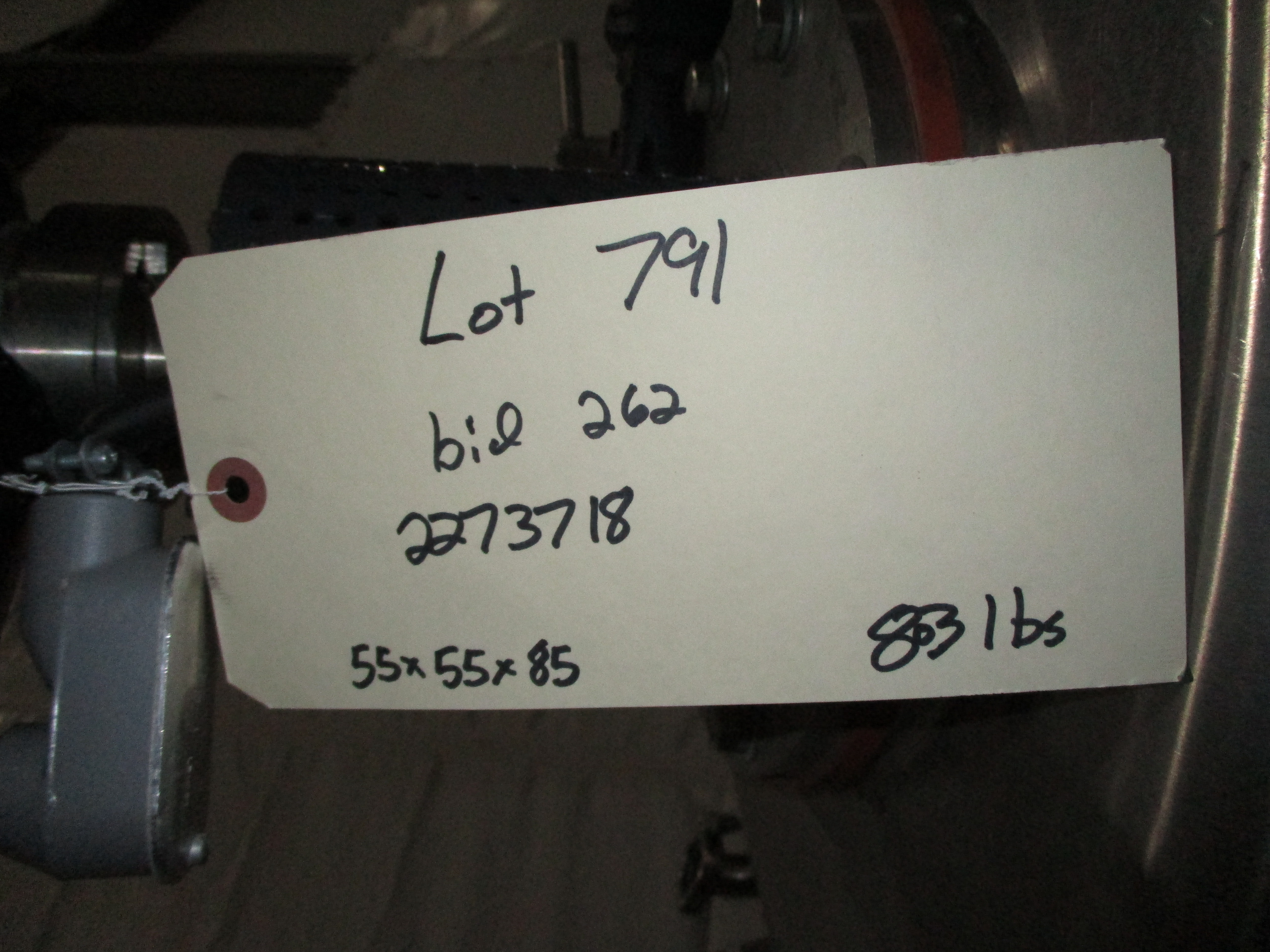 Stainless Steel 304 Apache Stainless Equipment Corp. Tank - IPP# 234897