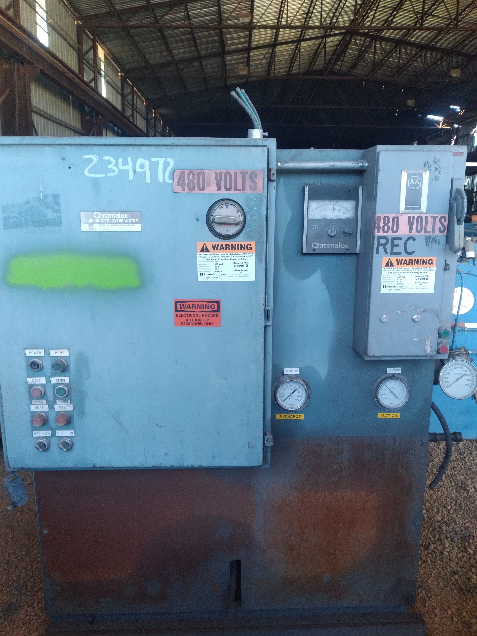 Carbon Steel Chromalox Hot Oil Boiler - IPP# 234972