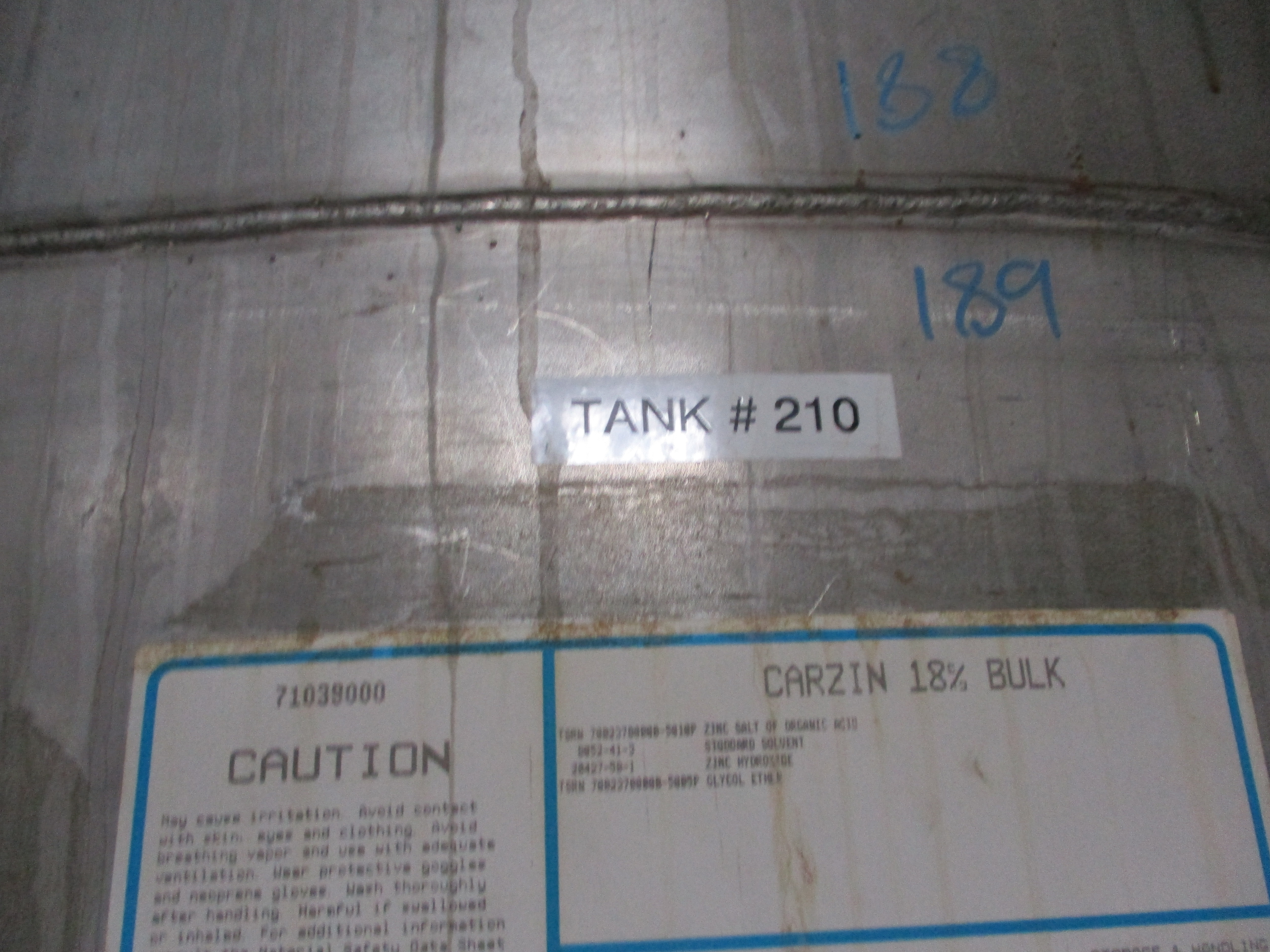 Stainless Steel 304 Roben Manufacturing Co Tank - IPP# 234982