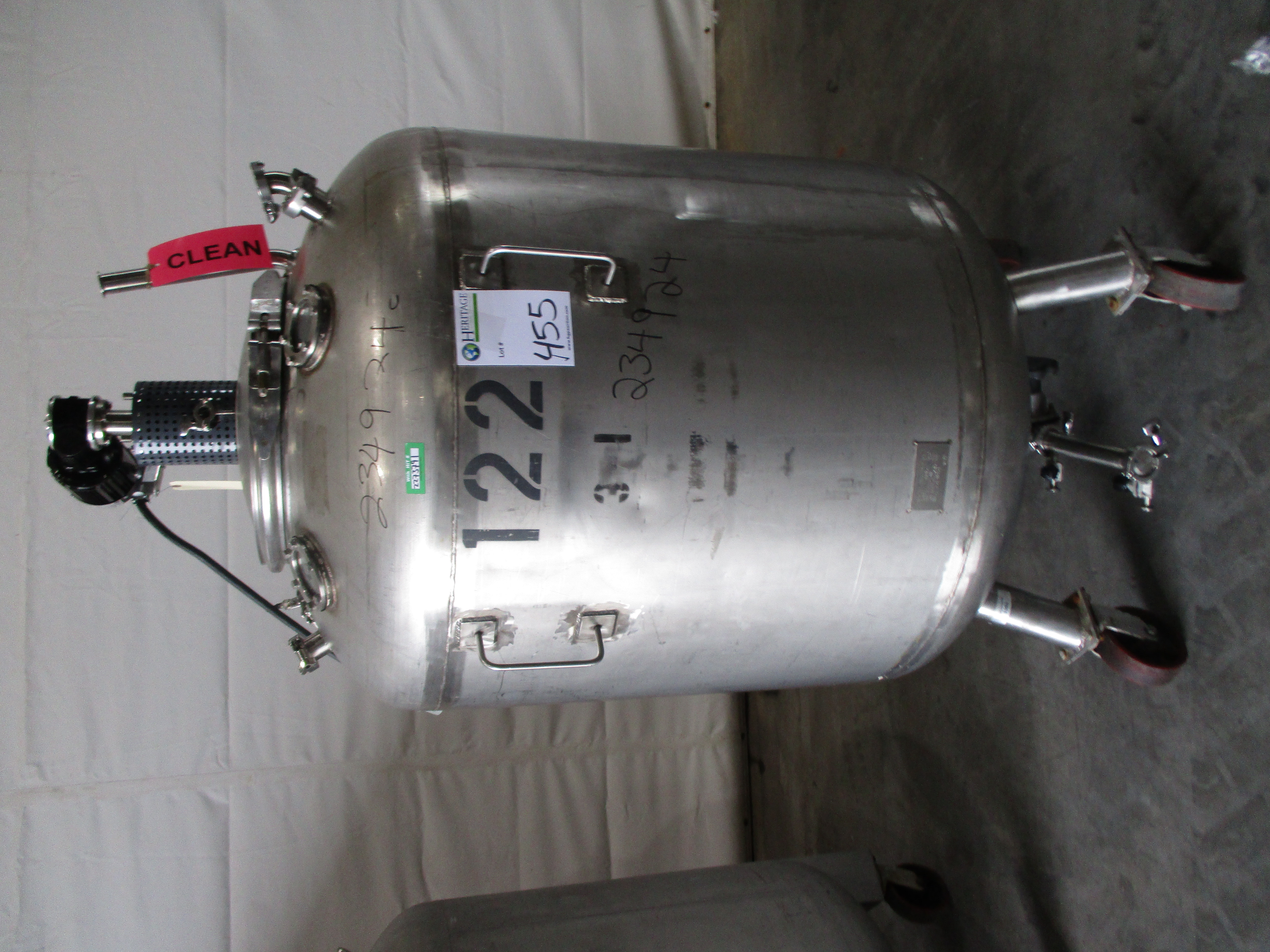 Stainless Steel 304 Grundy (Teddington) Ltd. Tank - IPP# 234924