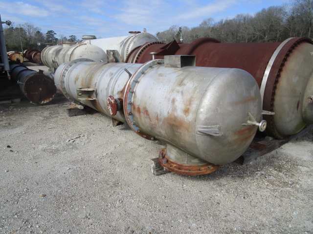 IPP# 235342, 178 m² (1,916 ft²) Unused Stainless Steel 304 Shell and Tube Heat Exchanger For Sale