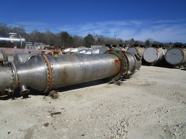 IPP# 235344, 370.4 m² (3,987 ft²) Unused Stainless Steel 304 Shell and Tube Heat Exchanger For Sale