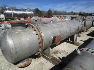 Unused Stainless Steel 304 Shell and Tube Heat Exchanger