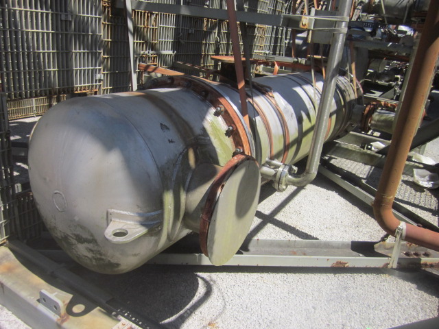 IPP# 235349, 110.1 m² (1,185 ft²) Unused Stainless Steel 304 Shell and Tube Heat Exchanger For Sale