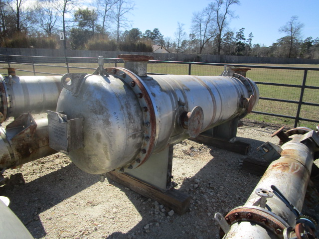 IPP# 235349, 110.1 m² (1,185 ft²) Unused Stainless Steel 304 Shell and Tube Heat Exchanger For Sale