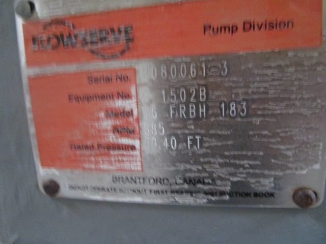 IPP# 235396, 1,800 m3/h (7,925 GPM) Unused Stainless Steel 316 Centrifugal Pump For Sale