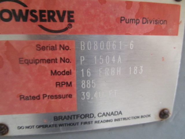 IPP# 235399, 1,800 m3/h (7,925 GPM) Unused Stainless Steel 316 Centrifugal Pump For Sale