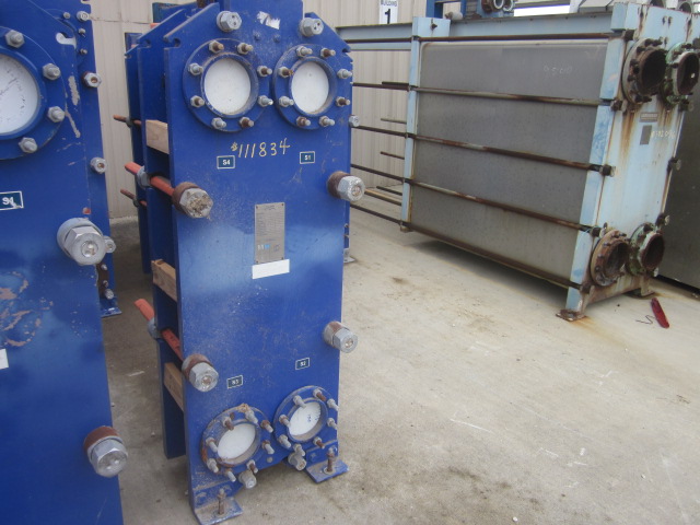 IPP# 235307, 11.7 m² (126 ft²) Unused Stainless Steel 316 Plate and Frame Heat Exchanger For Sale