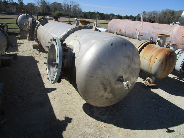 IPP# 235320, 234.1 m² (2,520 ft²) Unused Stainless Steel 304 Shell and Tube Heat Exchanger For Sale