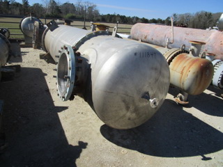 Unused Stainless Steel 304 Shell and Tube Heat Exchanger