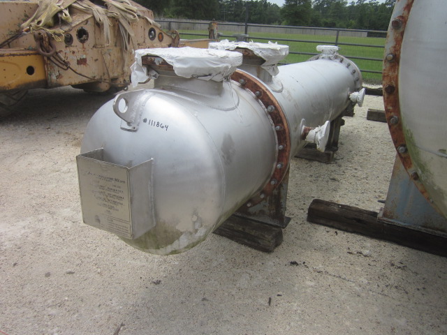 IPP# 235337, 53.9 m² (580 ft²) Unused Stainless Steel 304 Shell and Tube Heat Exchanger For Sale