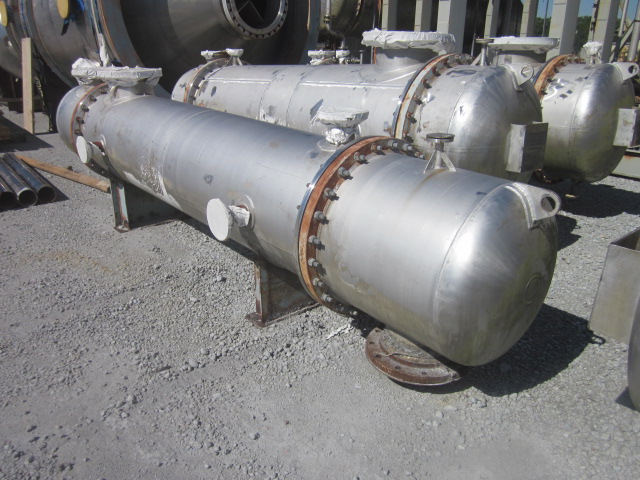 IPP# 235337, 53.9 m² (580 ft²) Unused Stainless Steel 304 Shell and Tube Heat Exchanger For Sale