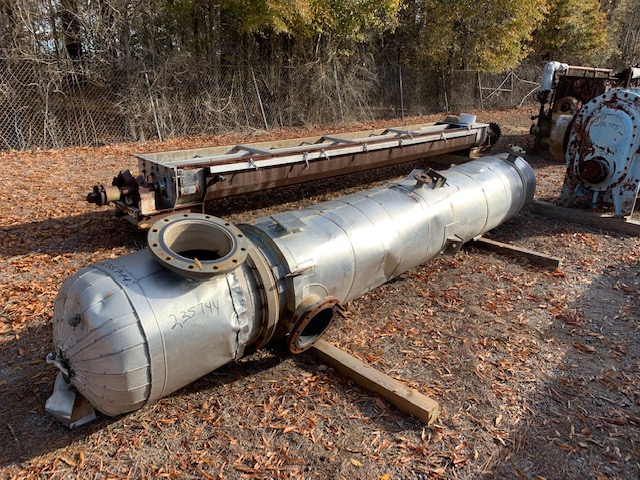 IPP# 235744, 120.8 m² (1,300 ft²)  Stainless Steel 304 Shell and Tube Heat Exchanger For Sale