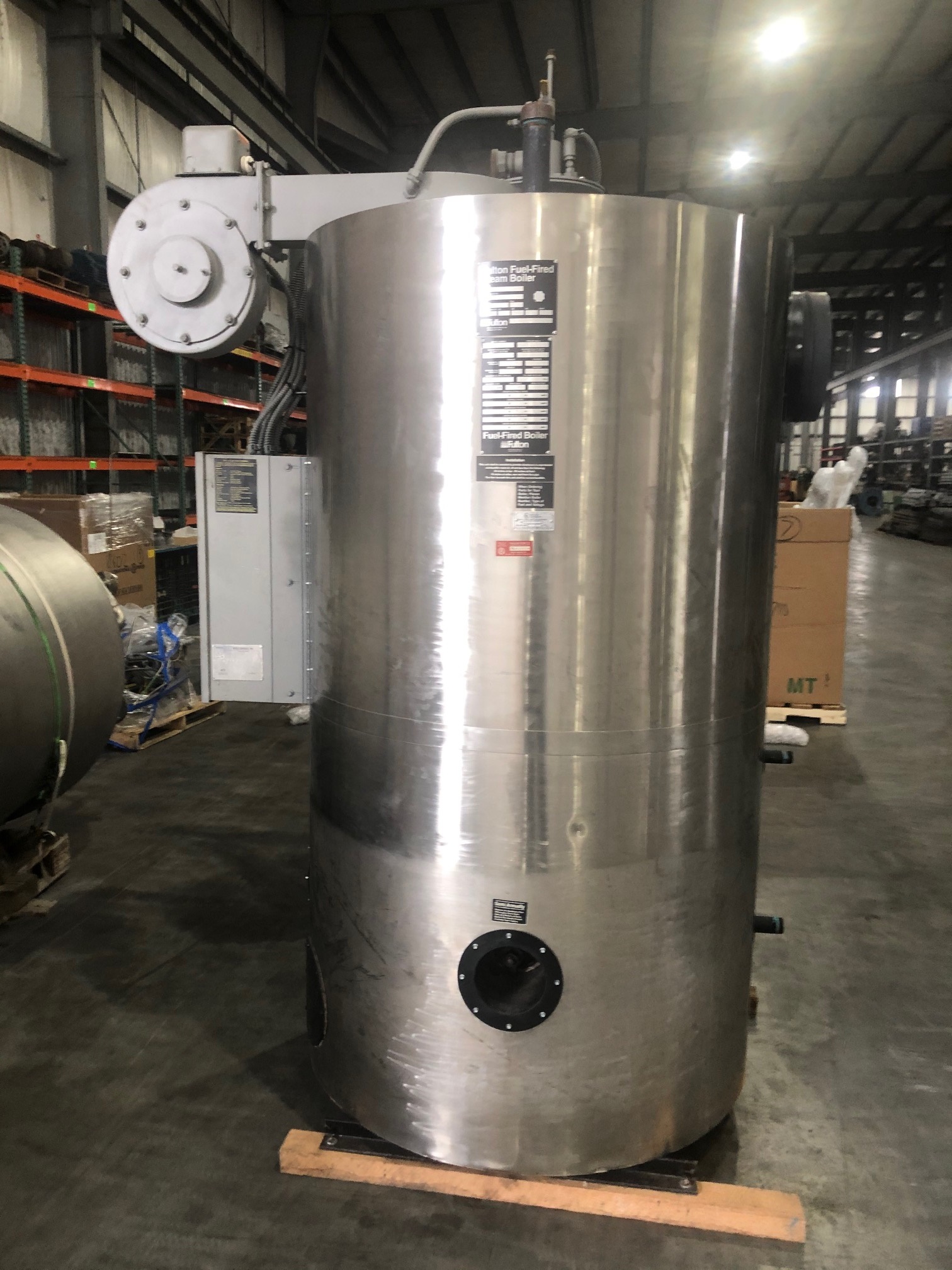 IPP# 235801, 469.5 kg/h (1,035 lb/h)   Steam Boiler For Sale