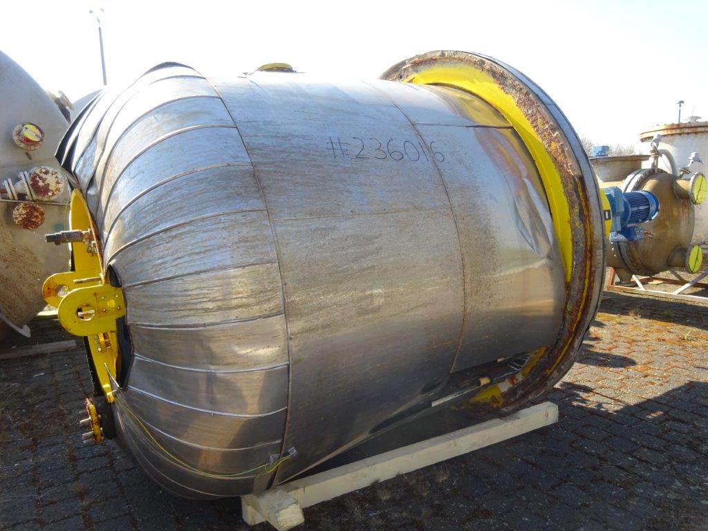 IPP# 236016, 5,381 L (1,422 gallons)  Glasslined Batch-Type Agitated Reactor For Sale