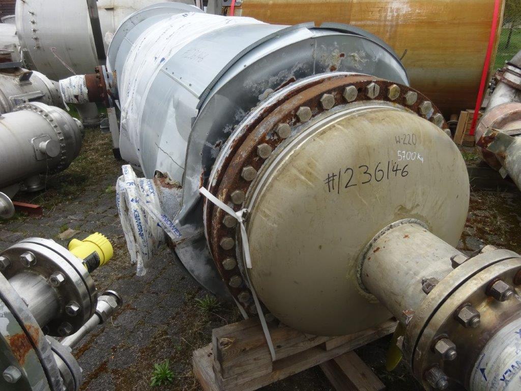 IPP# 236146, 146.7 m² (1,579 ft²)  Stainless Steel 321 Shell and Tube Heat Exchanger For Sale