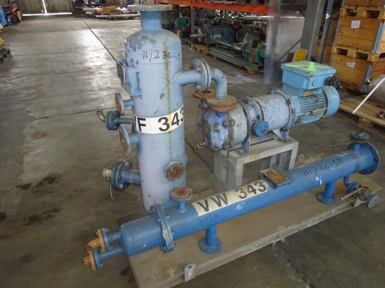 IPP# 236159, 185 m3/h (108.9 CFM)  Carbon Steel  Pump-Vacuum For Sale