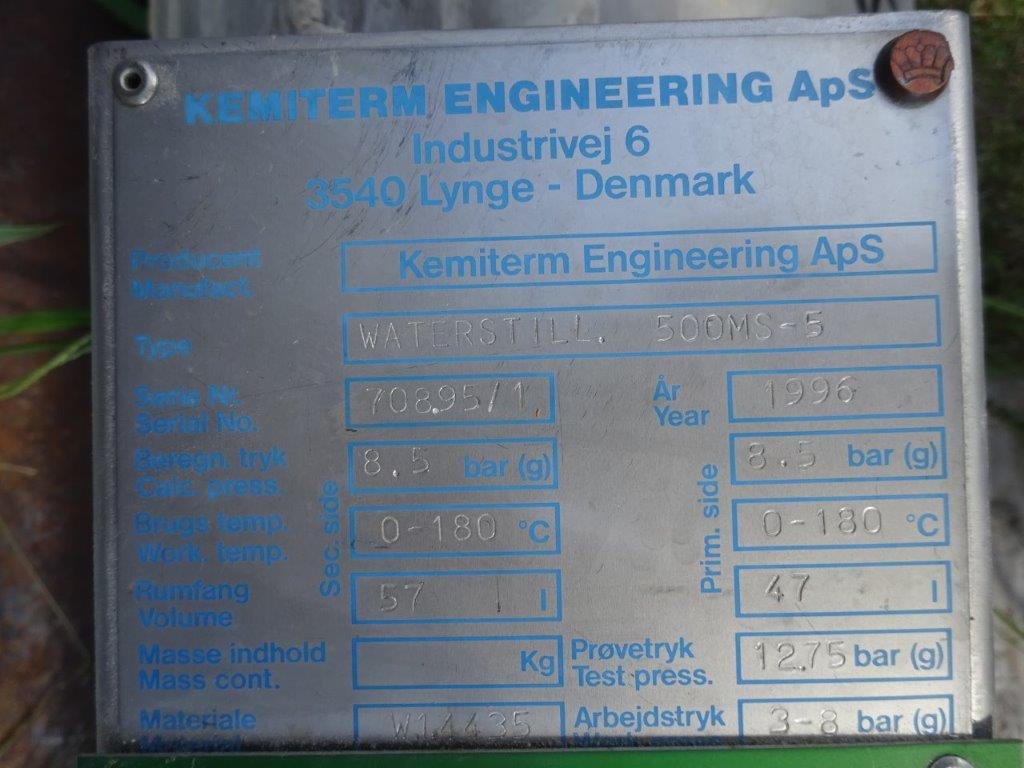 IPP# 236187, 4.4 m² (47.4 ft²)  Stainless Steel 316 Shell and Tube Heat Exchanger For Sale