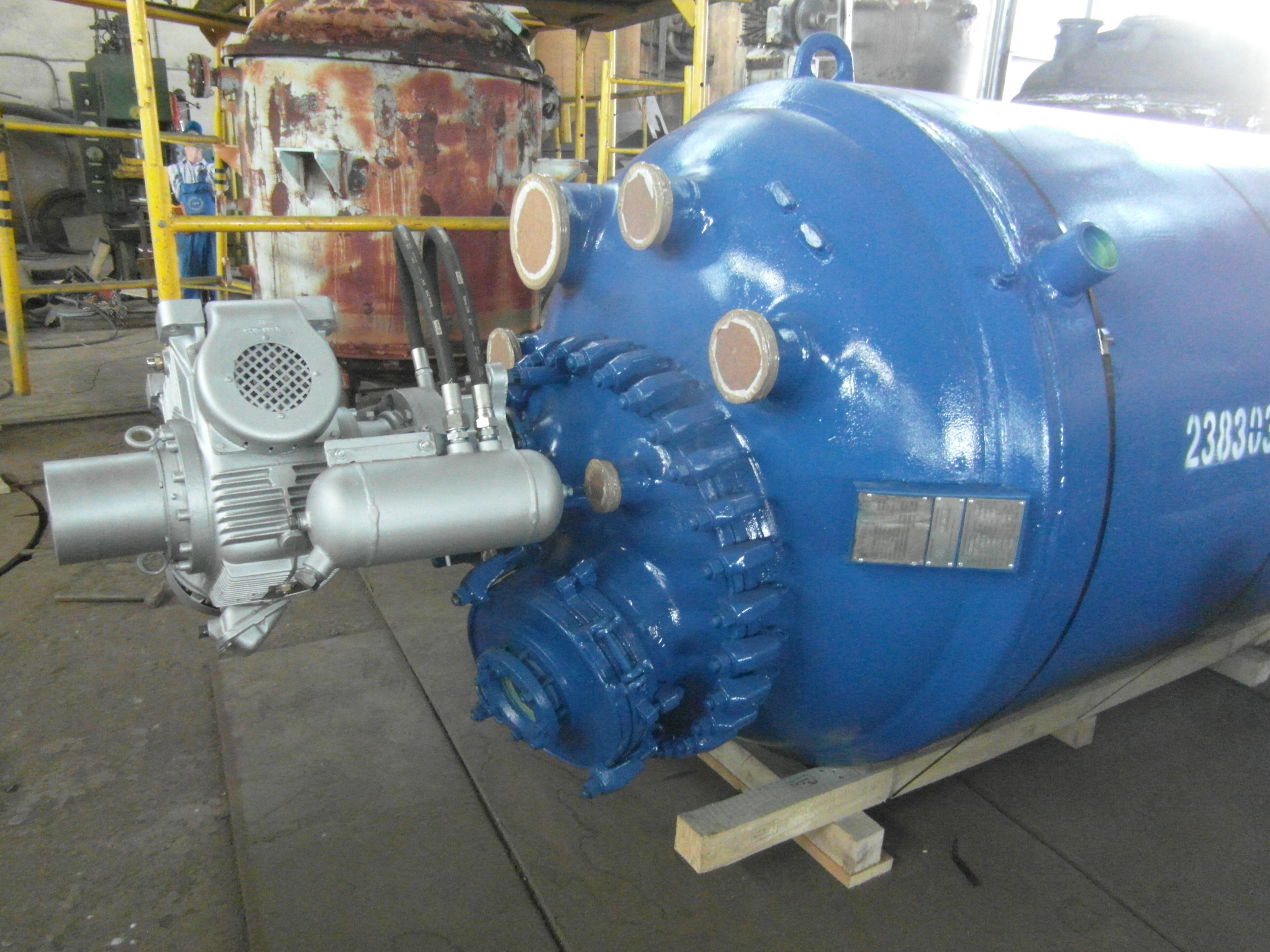 IPP# 238303, 3,785 L (1,000 gallons)  Glasslined Batch-Type Agitated Reactor For Sale