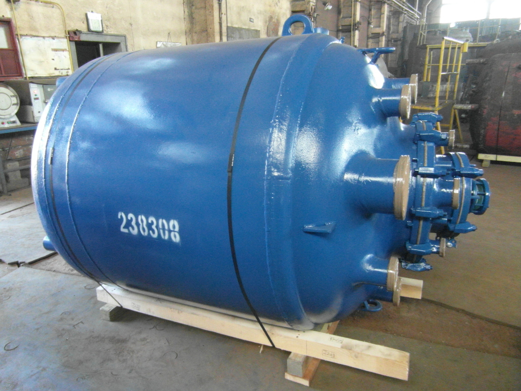 IPP# 238308, 2,839 L (750 gallons)  Glasslined Batch-Type Agitated Reactor For Sale