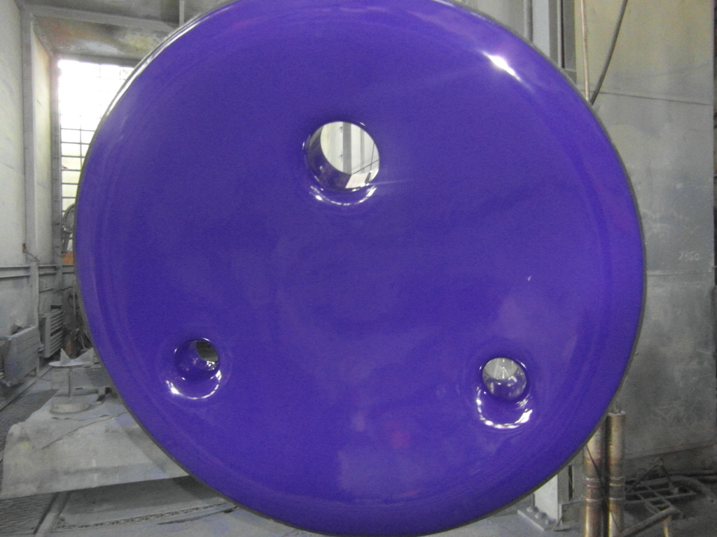 IPP# 238325, 378.5 L (100 gallons)  Glasslined Tank Cover Glass Lined Parts For Sale