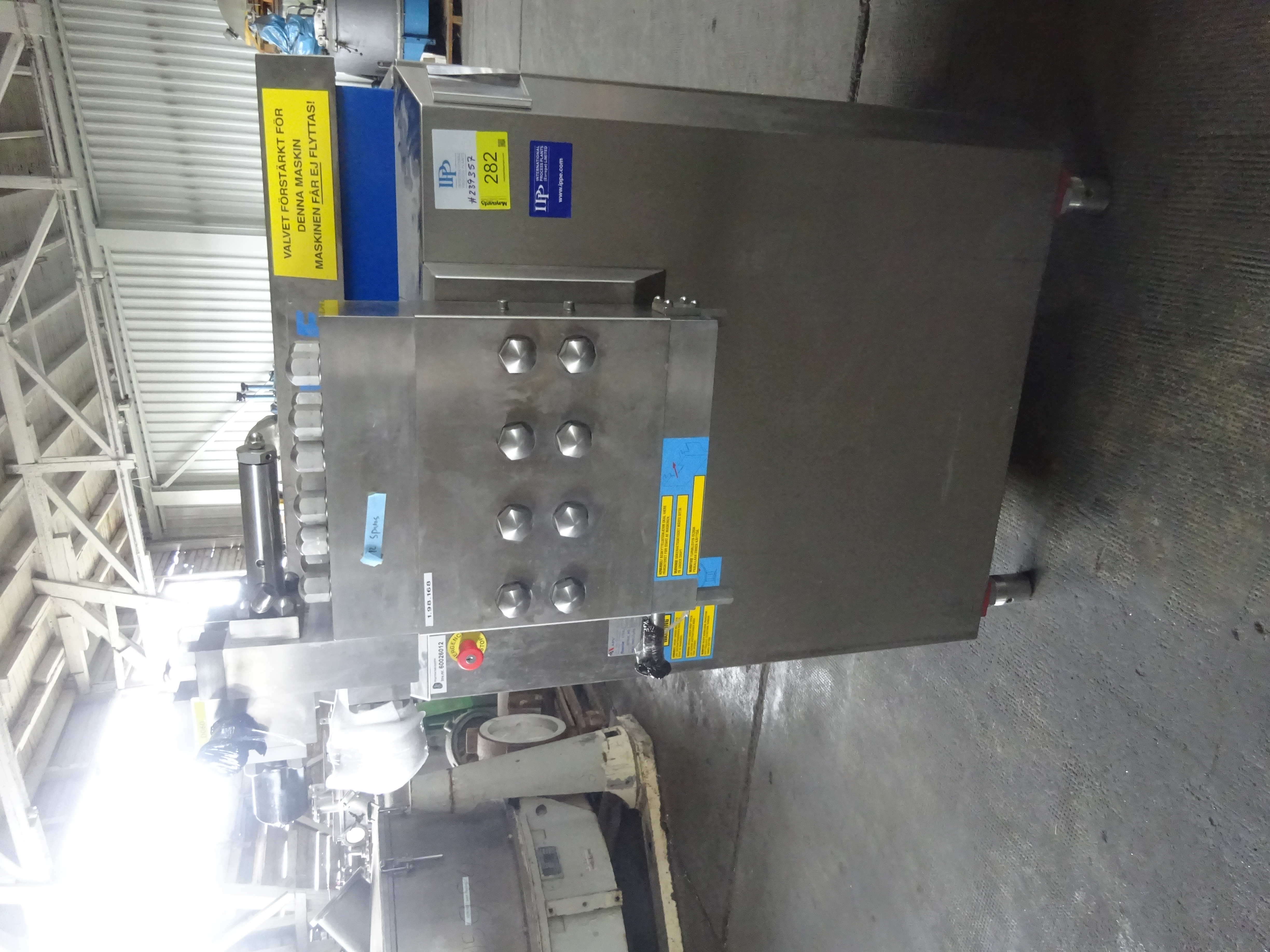 IPP# 239357, 160 L/h (0.7 GPM)  Stainless Steel 316L  Homogenizer For Sale