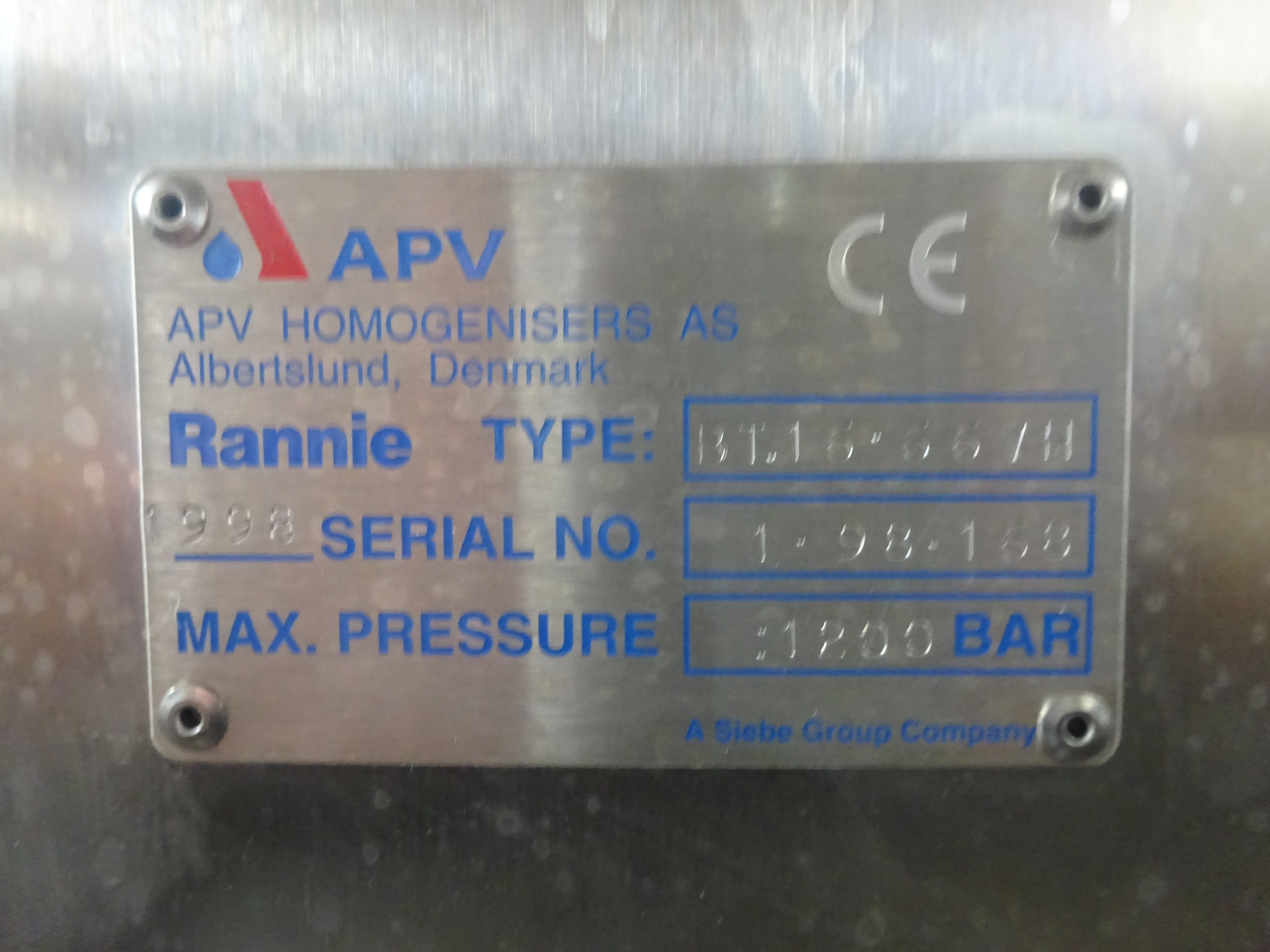 Homogenizer Stainless Steel 316L SPX BT16-66VH - IPP# 239357