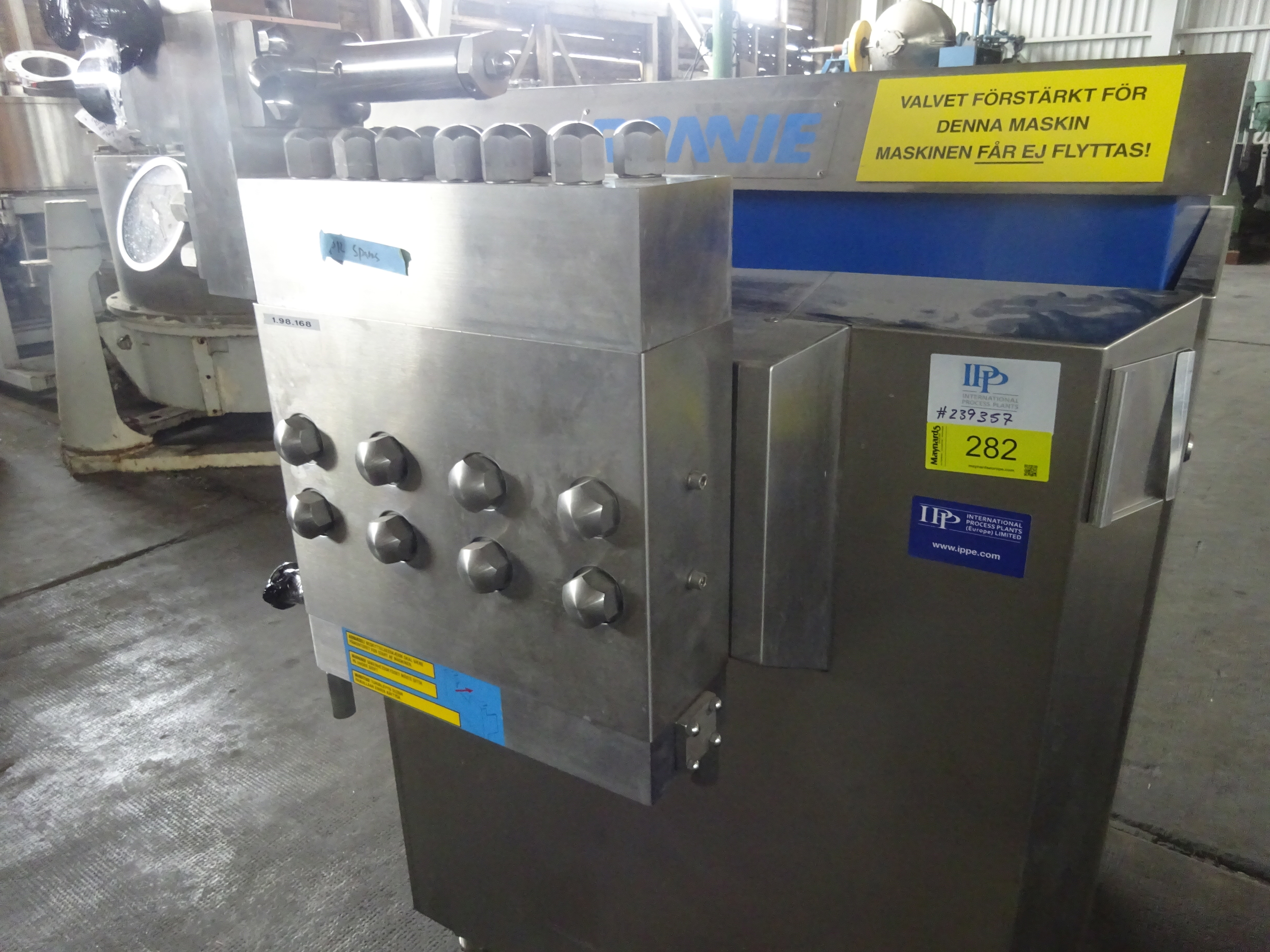 Homogenizer Stainless Steel 316L SPX BT16-66VH - IPP# 239357