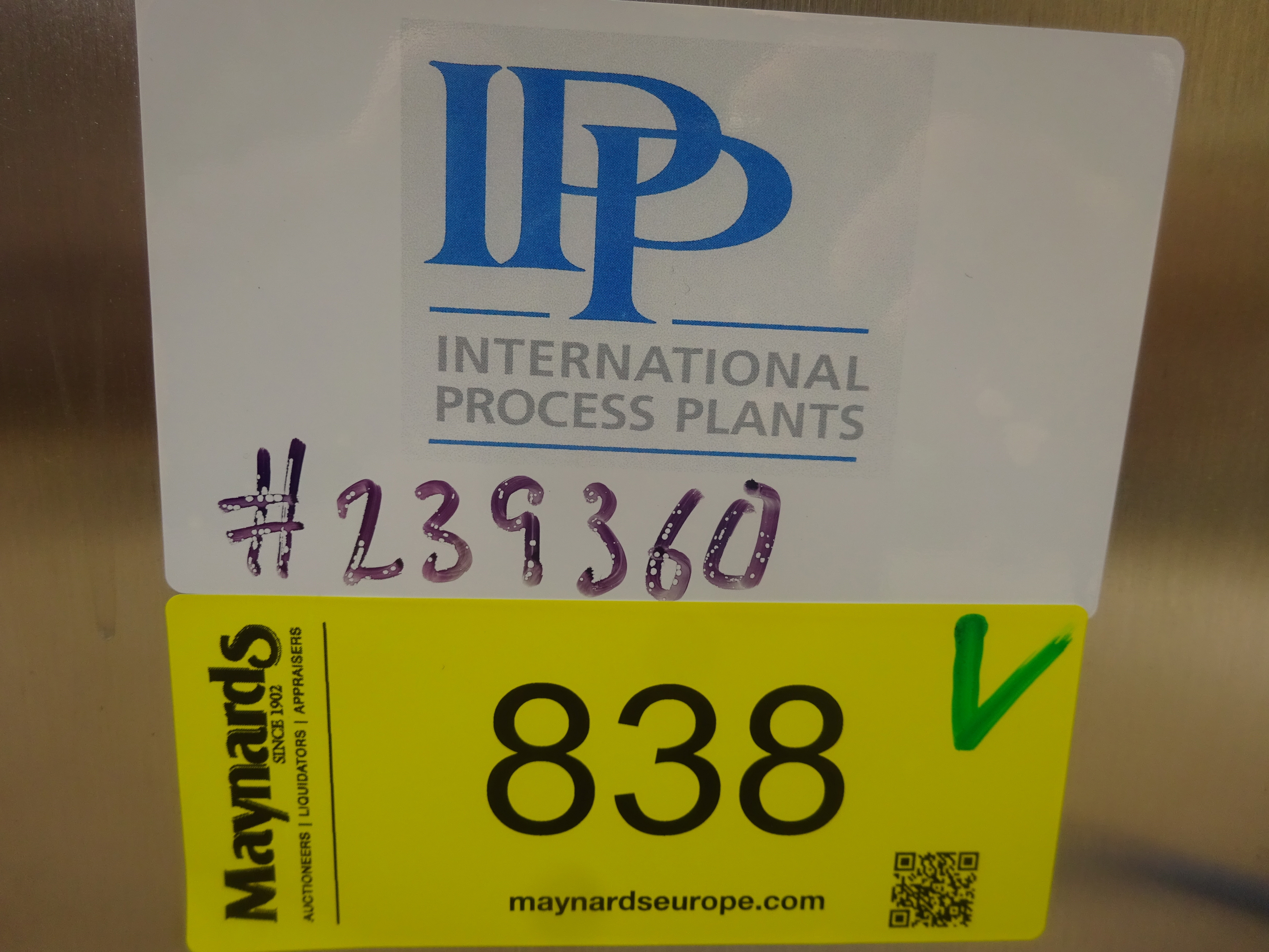 Stainless Steel 316 Amersham Bioscience/GE  Column - IPP# 239360