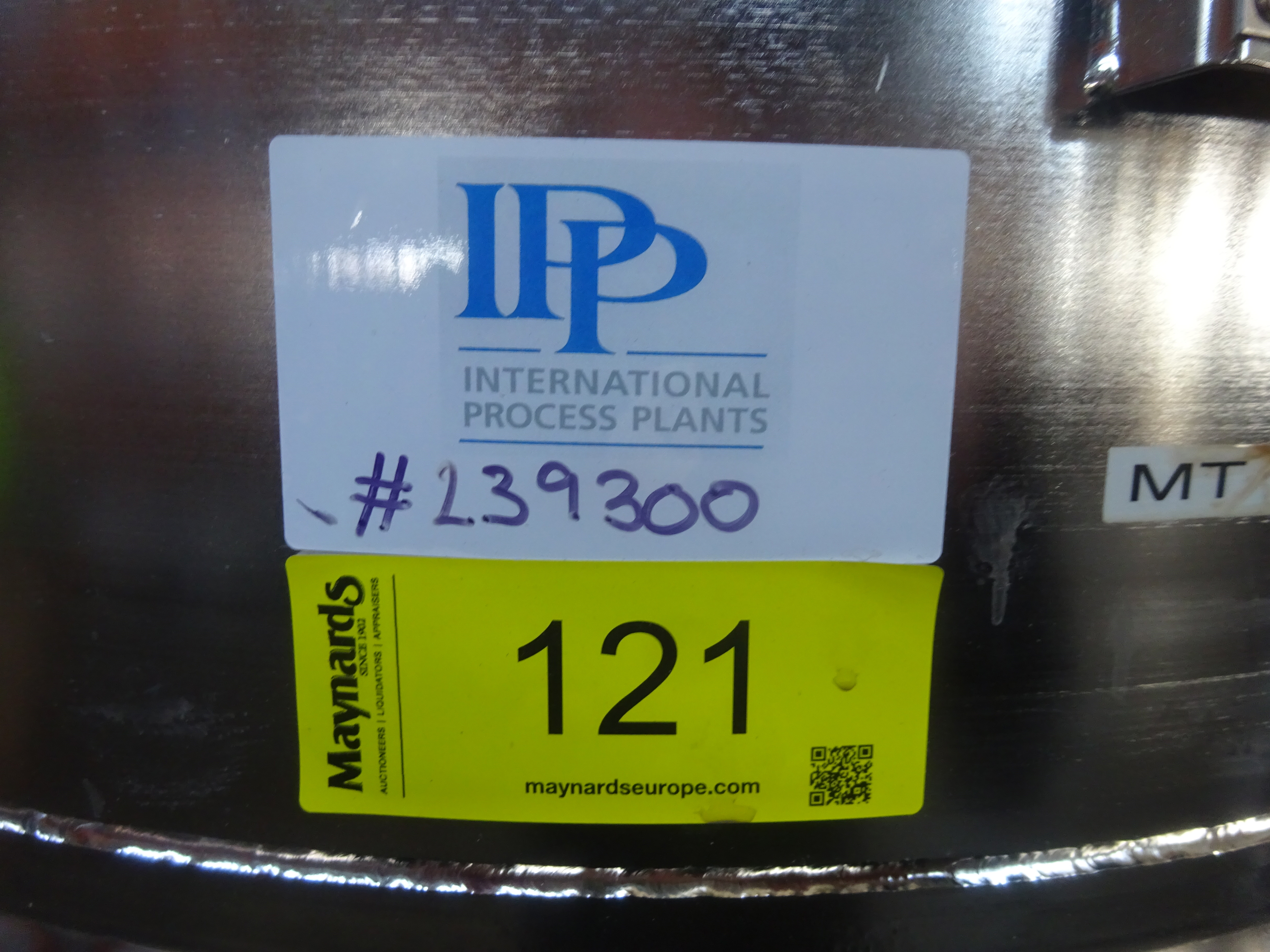 Stainless Steel 316 Zetterstroms Batch-Type Agitated Reactor - IPP# 239300