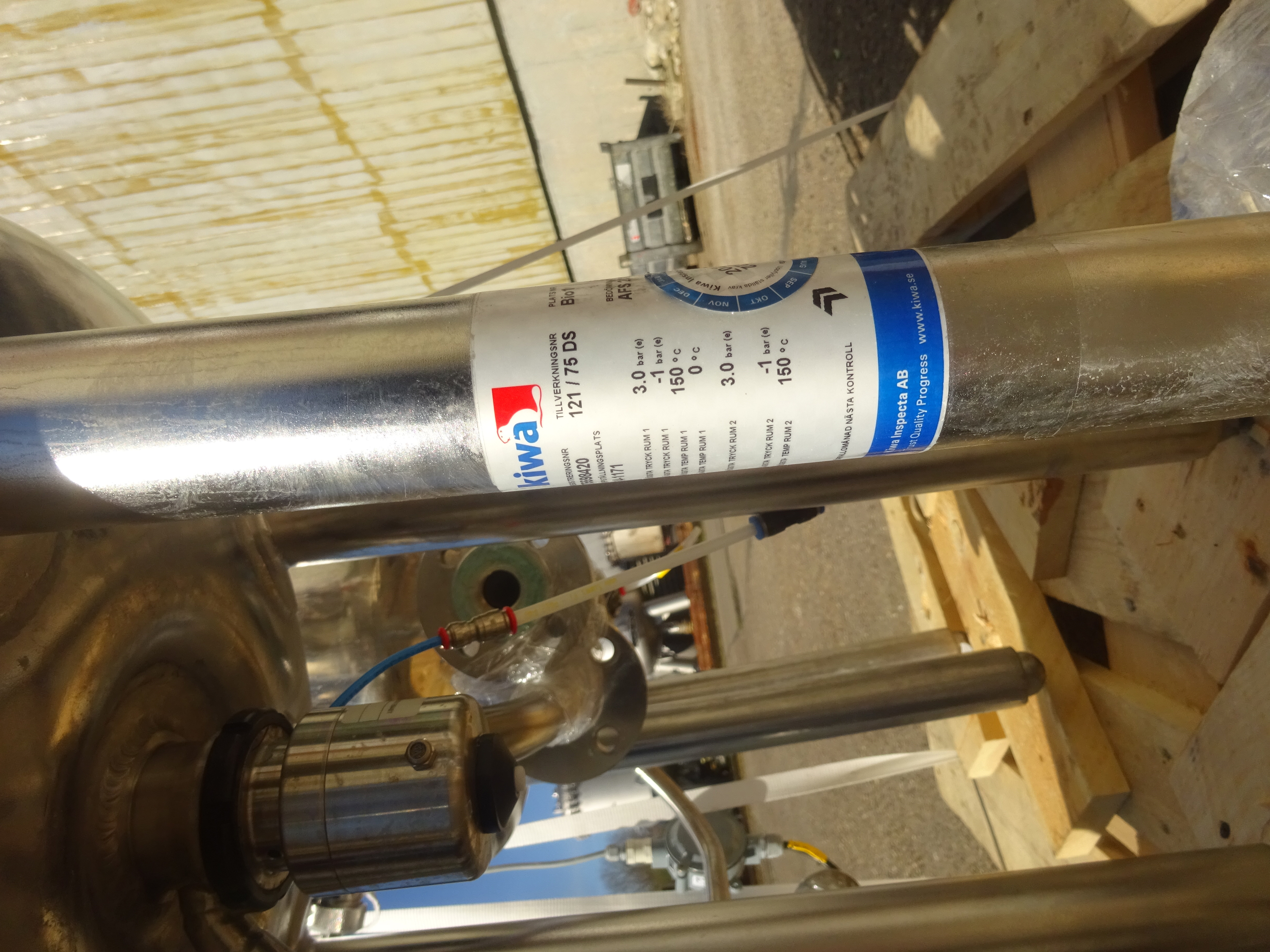 Stainless Steel 316 B Braun+Diessel Biotech GmbH 75 DS Batch-Type Agitated Reactor - IPP# 239306