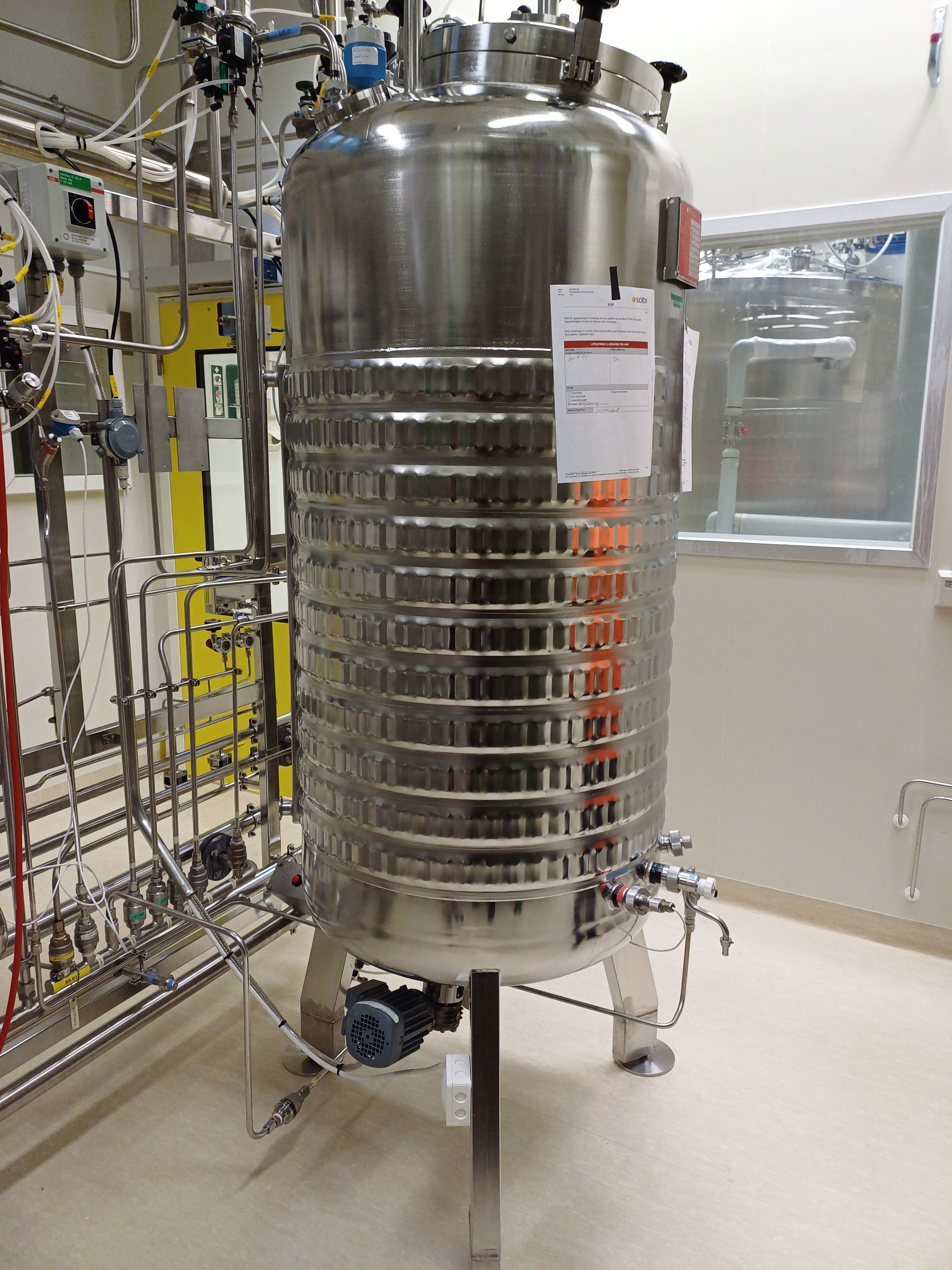 IPP# 239312, 658.7 L (174 gallons)  Stainless Steel 316 Batch-Type Agitated Reactor For Sale