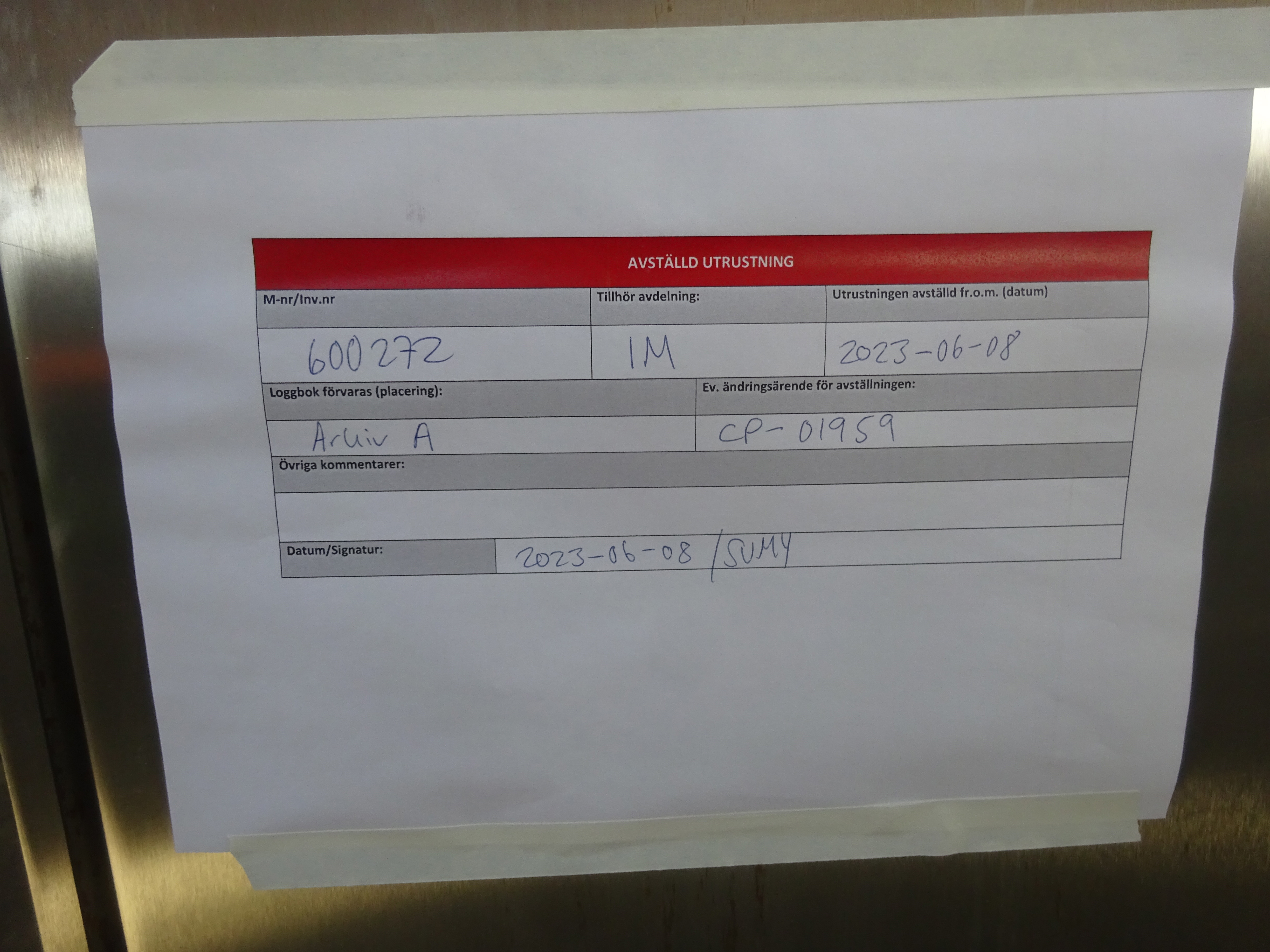 Stainless Steel 316 B. Braun + Diessel Biotech GmbH T-2200 W Filter - IPP# 239333