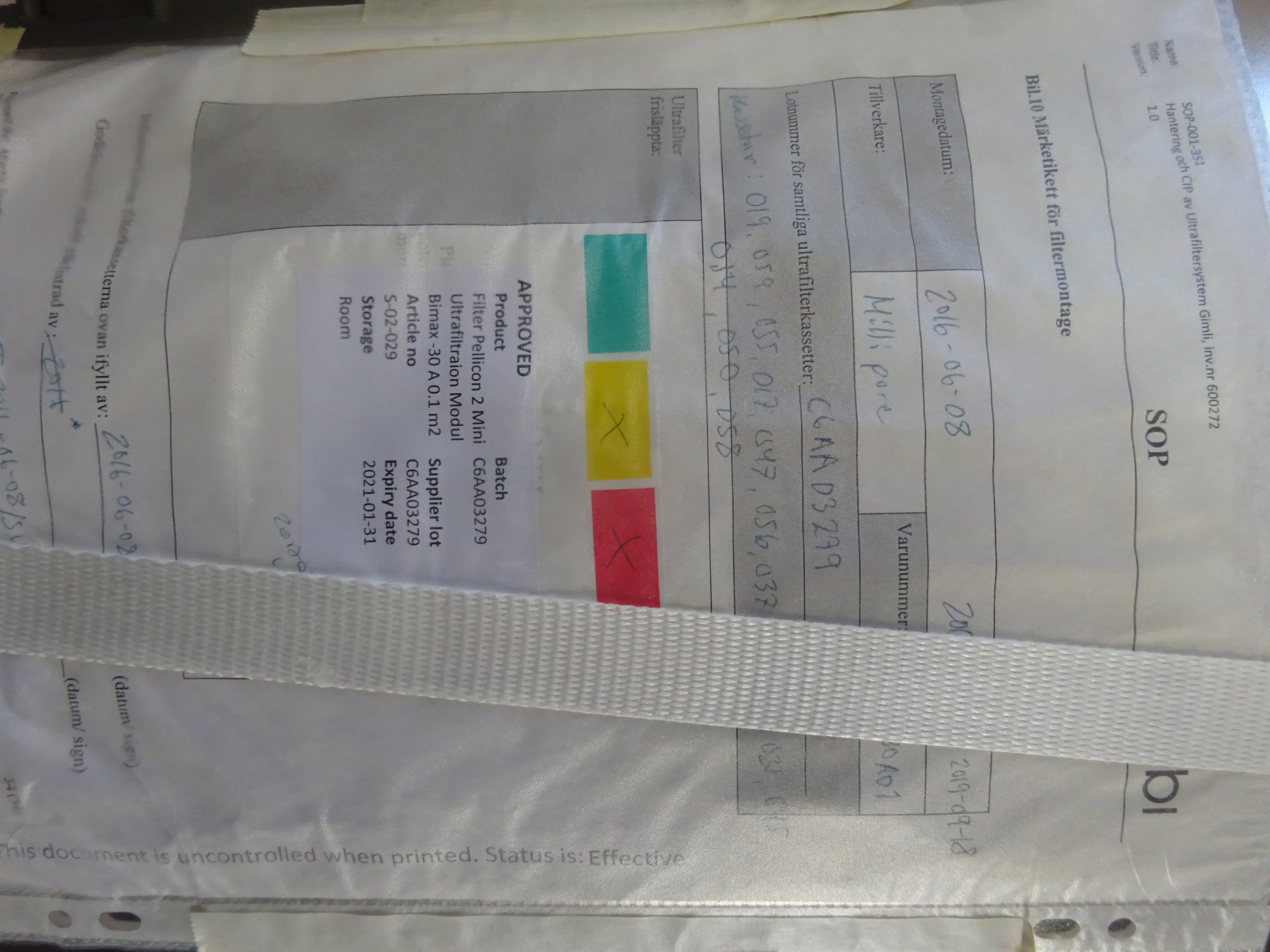 Stainless Steel 316 B. Braun + Diessel Biotech GmbH T-2200 W Filter - IPP# 239333