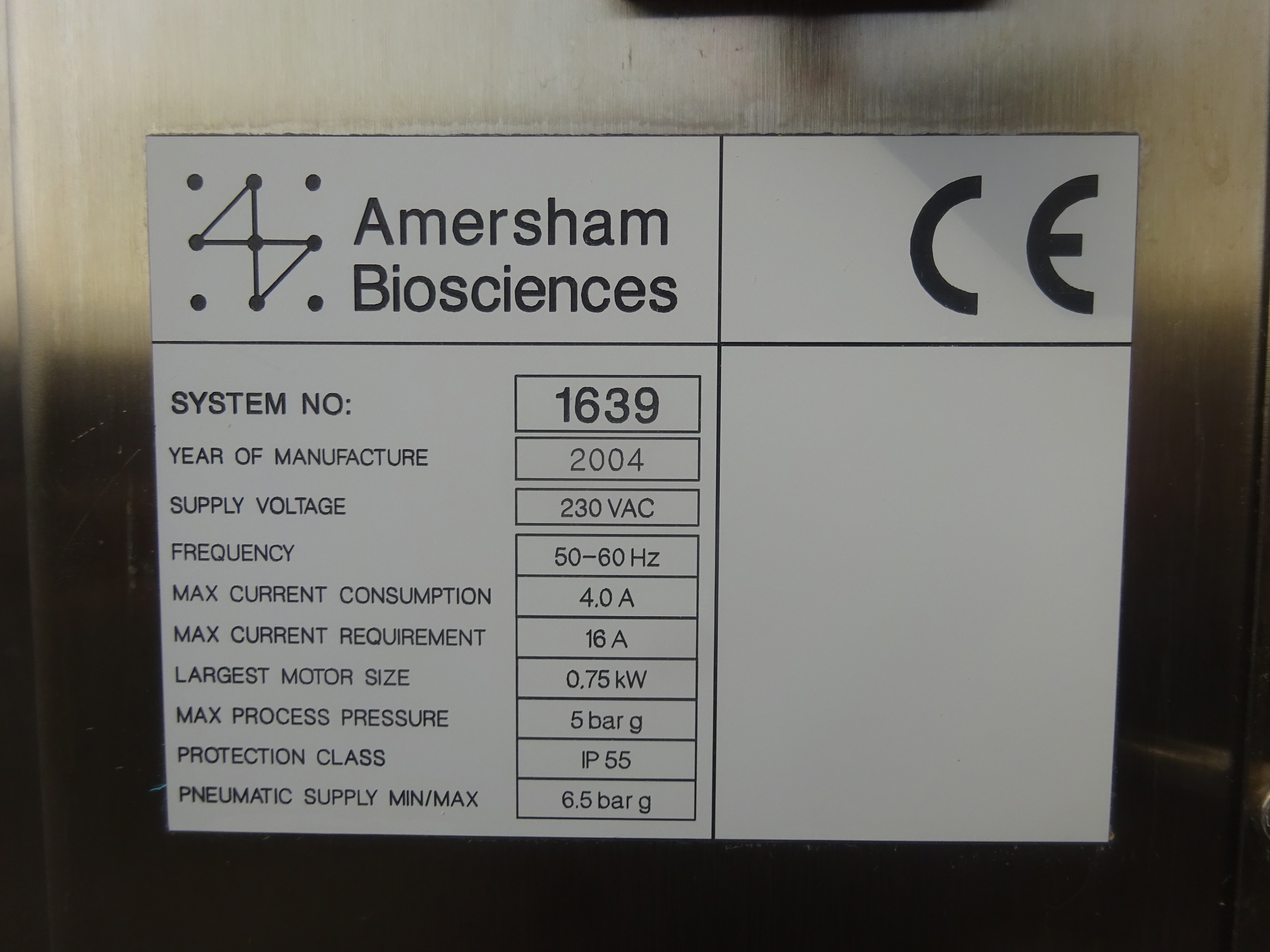 Stainless Steel 316 Column - IPP# 239336