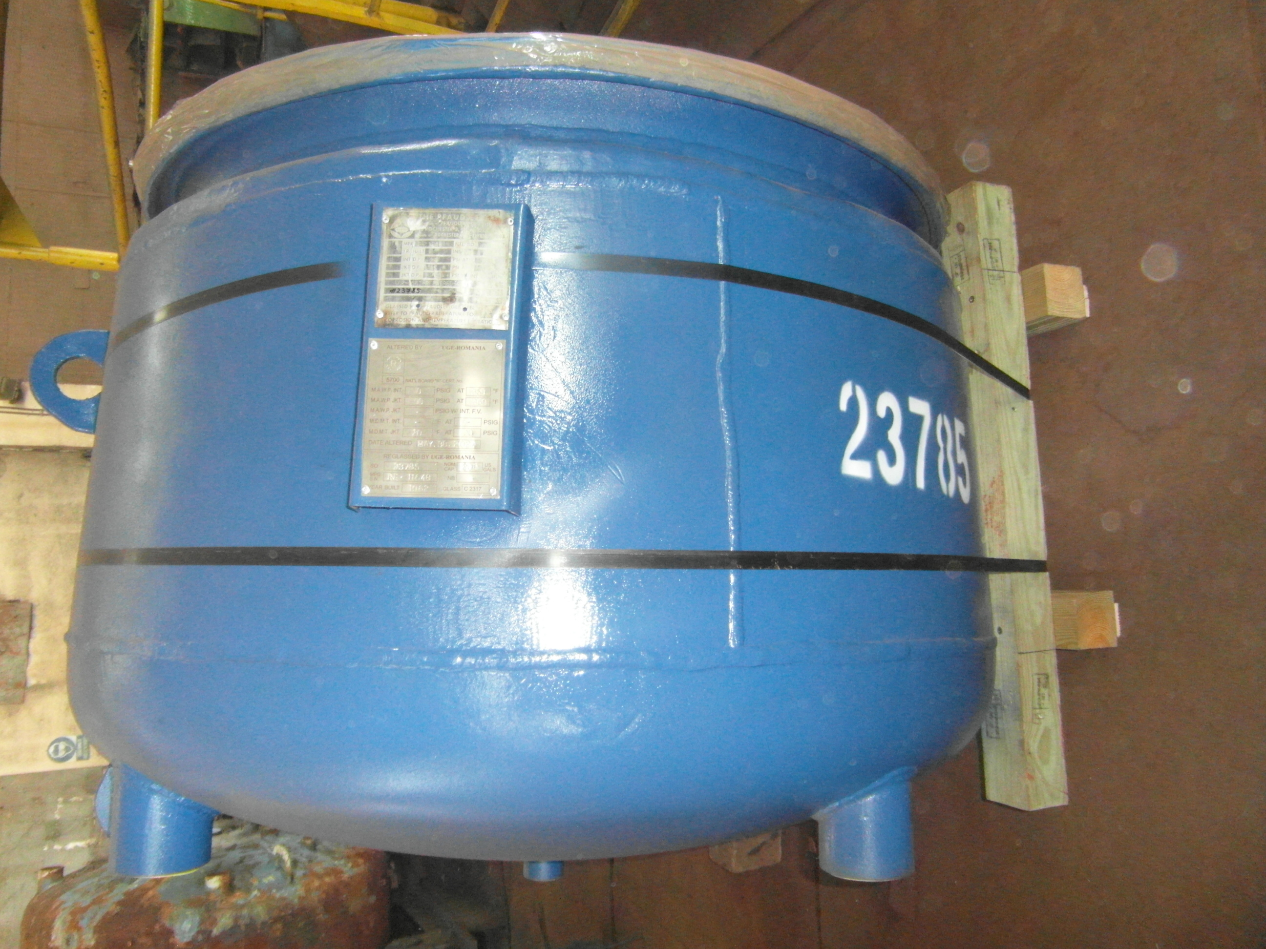 IPP# 23785, 757.1 L (200 gallons)  Glasslined Batch-Type Agitated Reactor For Sale