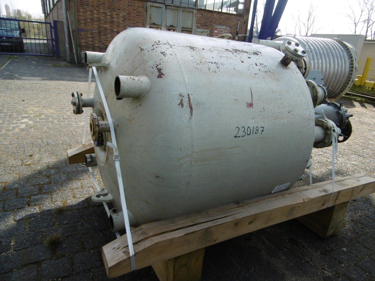 IPP# 230187, 1,375 L (363.2 gallons)  Glasslined Batch-Type Agitated Reactor For Sale