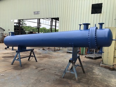 IPP# 230102, 25.5 m² (274 ft²)  Carbon Steel Shell and Tube Heat Exchanger For Sale